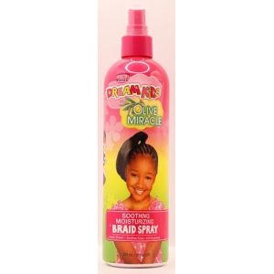 African Pride Dream Kids Olive Miracle Soothing Braid Spray hydratant 355 ml (Beauty Curly, neuf)