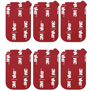 6pcs Rectangle Kit de Remplacement Adhésif Collant,pour Support de Téléphone de Voiture Magnétique Autocollant de Base de Tableau de Bord,VIIMAKE Double Face Ruban Adhésif Tampons(rouge) (VIIMAKE FR, neuf)
