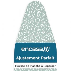 Encasa XO Housse Table &Agrave; Repasser avec Rembourrage en Feutre De 3 mm, Serrage par Cordon (Convient Aux Planches Standard De Mini De 72x30 cm), Imprim&eacute; - Brochure Verte (Encasa Home, neuf)