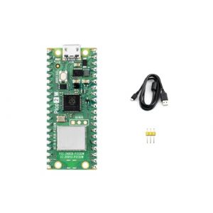 Colourful Pre-Soldered Raspberry Pi Pico 2 W with Header RP2350 Microcontroller Board Mini Board Based on Official RP2350 Chip,Supports WiFi and Bluetooth (IBest, neuf)