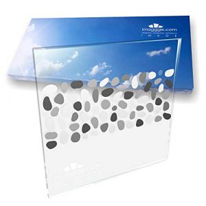 Frise galets - 112 galets autocollants pour décorer la salle de bain (paroi de douche, mur,…) ou pour éviter les collisions contre une vitre (oiseaux, enfants,...) - Couleurs mixées (imaggge. com, neuf)