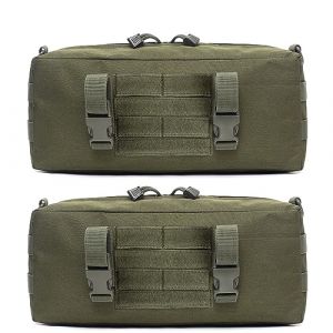 WYNEX Pochette Molle Tactique Pochette Suppl&eacute;mentaire de Sac &agrave; Dos Randonn&eacute;e Poche Molle Lat&eacute;rale Verticale Pochette de Rangement Tactique Sac &agrave; Bandouli&egrave;re Sacoche Militaire (Wynex-EU, neuf)