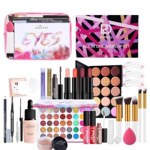 Kit de maquillage pour femmes Kit complet, Kit de maquillage pour d&eacute;butants,Ensemble de maquillage pour d&eacute;butants 29 pi&egrave;ces/ensemble - Kit de maquillage professionnel, kit de maquillage portable Kit (queen'style, neuf)