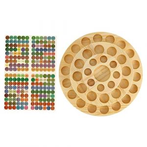 CRILSTYLEO Présentoir À Huiles Essentielles En Bois Étagère D'organisation À 3 Niveaux Support De Rangement Pour Aromathérapie Présentoir De Stockage Pour Huiles Essentielles (Yolena, neuf)