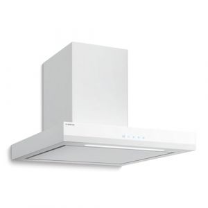 Klarstein Velaire Hotte Aspirante 60 cm - Hotte Murale Silencieuse, 600 m&sup3;/h, A++, Commandes Tactiles, LED, Filtre Charbon, 3 Vitesses, Cuisine Moderne, Blanc (Klarstein France, neuf)