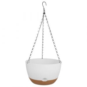 Milisten Pot De Fleurs Suspendu Plastique avec Jardini&egrave;re Murale pour Int&eacute;rieur Et Ext&eacute;rieur Pot De Plantes Et R&eacute;sistant D&eacute;formation pour D&eacute;corer Bureau Et Jardin (RongO, neuf)