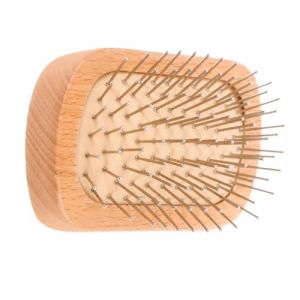 BIUDECO Brosse Démêlante Bois De Hêtre Avec Picots Outil De Coiffure Antistatique Pour Types De Cheveux Pour Adultes Brosse De Salon Professionnelle (Cosenlong, neuf)