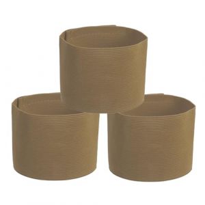 PATIKIL Brassard de Capitaine de Football, 3 pi&egrave;ces Brassards&eacute;lastiques pour Le Football Brassardsde Sport pour Jeunes et Adultes &Eacute;quipe de Football Entra&icirc;nement Marron Clair (PATIKIL UK, neuf)