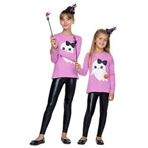 SOFTSAIL Leggings en Latex pour Filles Taille Haute Pantalon pour Enfants Effet Brillant Look Mouill&eacute; Aspect Cuir, Noir 11-12 Ans (leggingsshop, neuf)