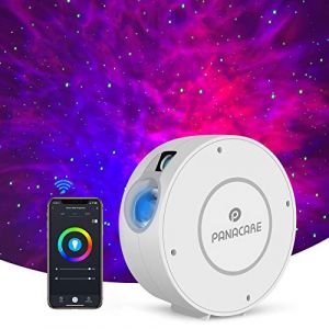 Panacare LED Projecteur Ciel Etoile, WiFi Projecteur Galaxie Etoile Veilleuse Enfant B&eacute;b&eacute; Avec Minuterie/Alexa et Google Home, Cadeaux Projecteur Galaxie Plafond Pour Enfants, Adultes, F&ecirc;tes (PNM EU STORE, neuf)