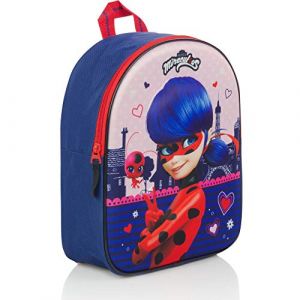 Miraculous Ladybug Super Secret 3D - Sac à Dos Enfant | École | Maternelle - Couleur Bleu - Dimensions - 31x25x12 cm (Mon jouet préféré, neuf)