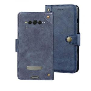 Auotu Cuir PU Coque Flip Bookstyle Magn&eacute;tique Housse &Eacute;tui Cover Case pour DOOGEE VMAX (2023) 5G / DOOGEE VMAXPLUS Smartphone (Bleu) (Auotu, neuf)
