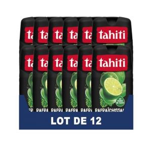 TAHITI - Gel Douche Tahiti Citron Vert - Formule à Base d'Ingrédients d'Origine Naturelle - Lot de 12 x 250ml (Conseil & Négoce Européen, neuf)