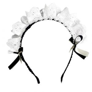 Fcnjsao Serre-t&ecirc;te respirant pour femme de chambre - Accessoire de costume d'Halloween - Pour &eacute;v&eacute;nements &agrave; th&egrave;me et styles de personnalit&eacute; (GuangZhouGanLuoKeJiYouXianGongSi, neuf)