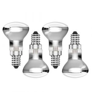 Lamptobe Ampoule Lave 25W E14 R39, Lampe Lave, Ampoule R&eacute;flecteur Dimmable Blanc Chaud 2400K-2600K, Vis Petite &Eacute;dison SES 240V, Angle d'&Eacute;clairage 360&deg; (Lot de 4) (Lamptobe Shop, neuf)