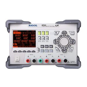 Rigol Alimentation Laboratoire,DP832 Alimentation Stabilisée Réglable,3 canaux indépendants,Haute précision (10 mV/10 mA),Programmable,Idéale pour Les Applications en Laboratoire et en Industrie (RIGOL EU, neuf)