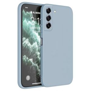 Topme Coque pour Samsung Galaxy S21+ / Samsung S21 Plus (6.7" inches) Etui Housse, Protecteur de Peau en Silicone TPU - Bleu fum&eacute; (topme, neuf)