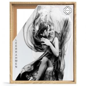 Cadre photo vide pour toile, photos sur châssis, format 50 x 70 cm, aspect bois sonoma (Rahmengalerie24, Alle Preise inkl. deutscher Ust., neuf)