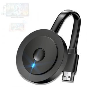 Adaptateur HDMI sans Fil, SOCLLLife HD Dongle HDMI sans Fil,Miracast Wireless HiFi Adapter Dongle,Ordinateur Portable/T&eacute;l&eacute;phone/Tablette Android/OS/Windows/Mac OS vers Un PC/Moniteur/Projecteur HDTV (ZHAOCHUANG, neuf)