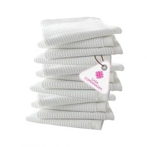 Casa Copenhagen Serviettes Bar Mop C&ocirc;tel&eacute;es, Lot de 12, 100% Coton, Absorbantes et Durables, 25 x 25 cm &ndash; Serviettes de Cuisine Polyvalentes pour Maison, Bar et Restaurant (Casa Copenhagen, neuf)