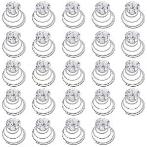 Épingles à cheveux en spirale, épingles à cheveux de mariage, épingles à cheveux en cristal et strass, épingles à cheveux en perles pour femmes (24 PCS) (LECTNORE FR, neuf)