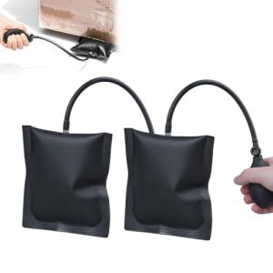 WUSJCOF 2 Pi&egrave;ces Coussin de Montage Coussin Gonflable Levage Charge jusqu'&agrave; 200kg (Noir) (NAROU DUTEN, neuf)