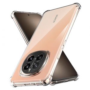 Anoowkoa Coque pour Honor Magic7/Honor Magic 7 5G Transparente Housse de Protection en Silicone Rigide Anti Choc &Eacute;tuisBumper avec Coins Renforc&eacute;s (funan, neuf)