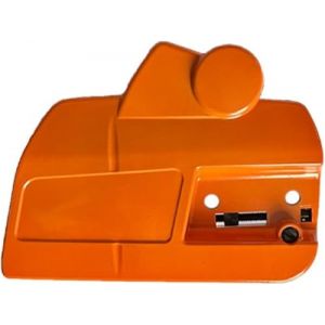 Pizgear Couvercle latéral de pignon d'embrayage de Frein de chaîne, for tronçonneuse Husqvarna 460 455, remplace 537286301 Carter d'embrayage pour tronçonneuse (HAXZY Store, neuf)