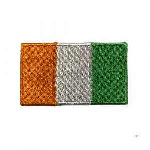BeBuz &Eacute;cusson brod&eacute; drapeau de tous les pays (4,5 x 3 cm) &agrave; thermocoller ou &agrave; coudre, pour veste, sac &agrave; dos, chapeau, loisirs cr&eacute;atifs (Irlande) (All We Supply, neuf)
