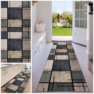 Tapis Couloir Long Antid&eacute;rapant Lavable Tapis Cuisine Absorbant Tapis de Passage Tapis Entr&eacute;e Int&eacute;rieur pour Cuisine Couloir Passage Chambre Tapis de Couloir Tapis Cuisine Devant Evier 60 x 200 cm (YosetomhLvey, neuf)
