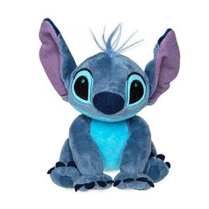 Disney Stitch Plush Mini pouf poire Lilo et Stitch avec grandes oreilles souples et texture pelucheuse, convient à tous les âges et figurines de 0 ans et plus de 15,2 cm (Angeltoys, neuf)