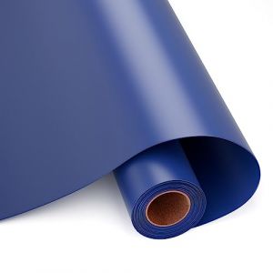HKC Rouleau Vinyle Adh&eacute;sif, 30.5cm x 400cm Vinyle Adh&eacute;sif Bleu Mat pour Cricut, Film auto-Adh&eacute;sif pour Silhouette Cam&eacute;e, Vinilo Adhesivo Permanente pour Mug DIY, Fen&ecirc;tre, C&eacute;ramique, Plastique (HKC FR, neuf)