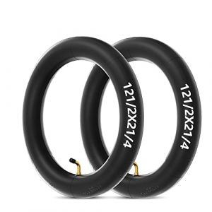 Chambre à air 12 1/2 "x 2 1/4" (12.5x2.25) Scooter avec tige de valve coudée de remplacement pour Razor Electric Scooters Pocket Mod Bella Chrissy Hannah Montana 2 Pack de (RuTu, neuf)