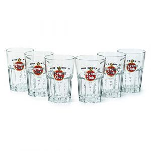 Havana Club Lot de 6 verres Longdrink - Bar - Boissons - Cocktail (IDECALE, neuf)