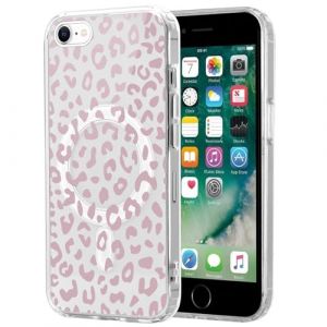Foonary Magn&eacute;tique Coque pour iPhone 7/8/SE 2020/SE 2022 4,7", Transparente Etui en Aesthetic L&eacute;opard Motif Dessin Compatible avec MagSafe Case,Antichoc Silicone Housse Clear Cover pour iPhone SE 3,2 (BAROR TRADING, neuf)