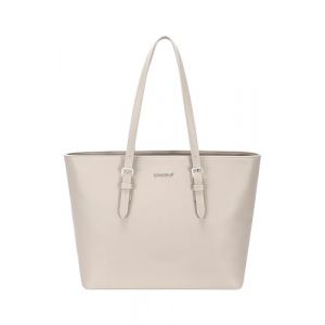 David Jones - Sac &agrave; Main Shopping Femme Grand Format - Grand Cabas - Id&eacute;al sac cours - Cabas Fourre-Tout Cuir PU Anse Longue - Shopper Grande Capacit&eacute; A4 - Sac Etudiante Travail (Moonstruck) (DAVID JONES PARIS OFFICIEL, neuf)