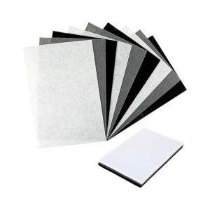 KGDUYC Lot de 9 feutres pour travaux manuels – Feutre artisanal en tissu feutré de 12 mm d'épaisseur,pour l'artisanat de couture et les décorations de fêtes de festivals (noir + blanc + gris) (Qertyias OÜ, neuf)