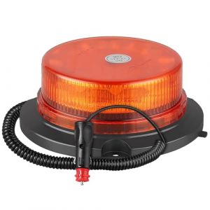 AUTOUTLET Gyrophare LED Rotatif 12LED 10V-30V Lampe d'Avertissement Stroboscopique à Balise Magnétique pour La Police Les Pompiers Les Ambulances Les Arroseurs de Rue Les Camions (ZIXING TECHNOLOGY LIMITED, neuf)