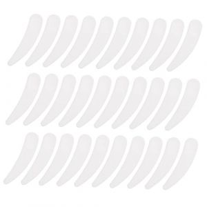 VINTORKY Cuillères à Crème Pour Visage 100pcs En Porcelaine Blanche Applicateur De Crème Yeux Ustensiles Cosmétiques Outils De Maquillage Pour Soins Peau Mini Cuillère Légère Et Facile à Transporter (Wesidun, neuf)