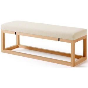 Hoowarm Coussin d'assise pour Banc de Jardin 5cm d'épaisseur Coussin de Banc 80x40/110x40/120x40/140x40/120x50cm Coussin Banquette Antidérapant Amovible pour Exterieur Interieur Meuble(B,80x40x5cm) (AlienGi, neuf)