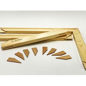 FSC&reg; Kit de barres de ch&acirc;ssis certifi&eacute;es, Kit &agrave; monter soi-m&ecirc;me, Sans toile, Cadre photo professionnel, Plusieurs dimensions, 60 x 80 cm (Bilderdepot24, neuf)