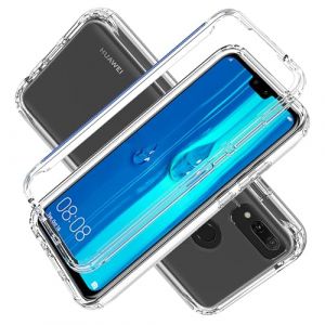 Coque pour Huawei P Smart Plus 2019 / Honor 20 Lite, Antichoc Transparent TPU Souple et PC Rigide 360°Full Body Protection Housse Etui pour Huawei P Smart Plus 2019 / Honor 20 Lite, Transparent (PANXIYUE, neuf)