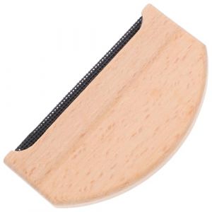 SHINEOFI Peigne Anti-bouloches Bois pour V&ecirc;tements Laine et Fibres fines Dissolvant Peluches Portable Brosse pour Pulls Manteaux et Pantalons Outil Manuel et Compact (WChiho Q, neuf)