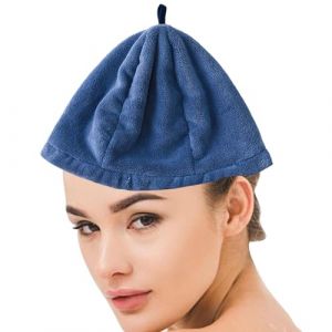 Bonnet de douche absorbant puissant | Bonnet de douche pour femme | Bonnet de douche pour cheveux longs | Bonnet de bain en peluche | Bonnet de douche à séchage rapide | Serviette de bain pour cheveux (eurt, neuf)