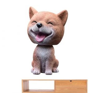 dzqad Chien De Voiture Qui Bouge La Tete - Jouet Tableau De Bord D&eacute;coration, Interieur Figurine Animaux Chien, D&eacute;coration D'int&eacute;rieur Voiture, Chiot Voiture Ornement, pour Voiture V&eacute;hicule Bureau (dzqad, neuf)