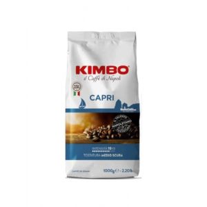 Caf&eacute; en Grains Kimbo, 1 Kg M&eacute;lange Capri, Espresso Torr&eacute;faction Moyenne Fonc&eacute;e (Eurochibi MegaStore, neuf)