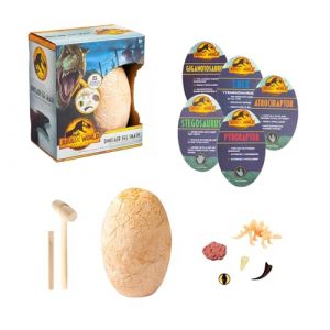 Jurassic World Oeuf de Dinosaure pour Gar&ccedil;on, Comprend 5 Surprises, Jouet Fouilles Fossile Arch&eacute;ologique de Dinosaure, Cadeau de Dinosaure pour Enfants (La Esencia, neuf)
