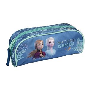 Undercover Undercover-Fruw0691 Crayons pour l'école Trousse élégante avec Motif Reine des Neiges pour Adolescents Idéal pour la rentrée Scolaire Article de Fan de Disney, Caricature, FRUW0691, Bleu (Iggoshop, neuf)