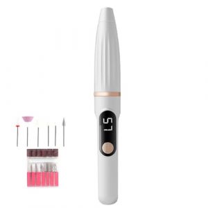 Limad &Eacute;lectrique Pour Les Ongles Filles - Set De Manucure Et P&eacute;dicure Pour Les Ongles &Eacute;lectriques | PULITOR &Eacute;LECTRIQUE 300 MAH POUR LES NOIDS, Outil Rechargeable Portable Avec &Eacute;cran De Vie Num&eacute;rique (taolit, neuf)