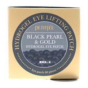 Patchs pour le contour des yeux Petitfée Black Pearl Gold 60 Unités (60 Unités) (HelloKBeauty, neuf)